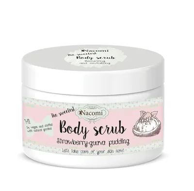 Nacomi Strawberry-guava Pudding Body Scrub (Peeling do ciała truskawkowy pudding)