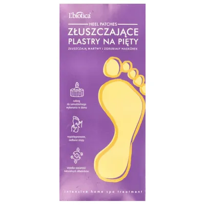 L'biotica Heel Patches, Złuszczające plastry na pięty