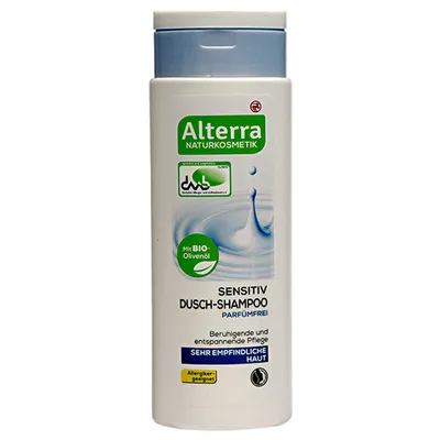 Alterra Sensitiv, Dusch - Shampoo Parfumfrei (Bezzapachowy żel pod prysznic i szampon 2 w 1)