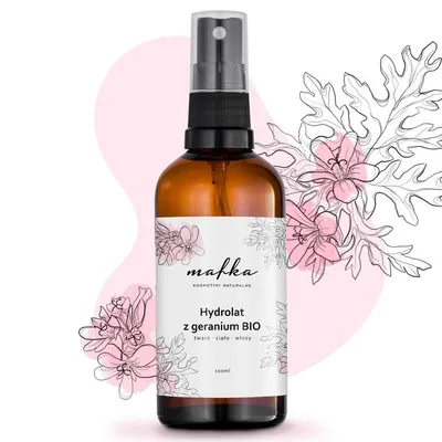 Mafka Hydrolat z kwiatów geranium bio