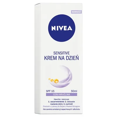 Nivea Sensitive, Krem na dzień do cery wrażliwej