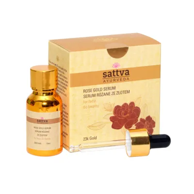 Sattva Ayurveda Rose Gold Serum For Face (Serum różane ze złotem do twarzy)
