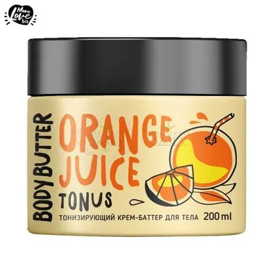 Mono Love Bio Body Butter Orange Juice Tonus (Tonizujące masło do ciała `Sok pomarańczowy`)