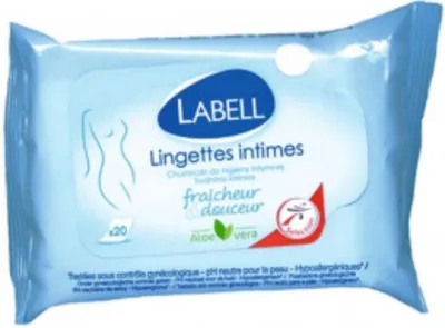 Labell Lingettes Intimes (Chusteczki do higieny intymnej)