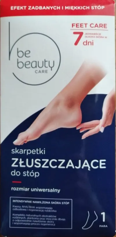 bebeauty Skarpetki złuszczające do stóp `Efekt zadbanych i miękkich stóp`