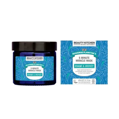 Beauty Kitchen UK Ltd. Seahorse Plankton+, 5 Minute Miracle Mask (5-minutowa maseczka na twarz)