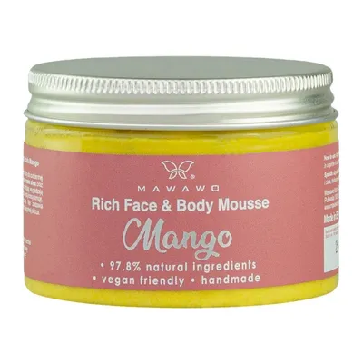 Mawawo Natural Cosmetics Bogaty mus do twarzy i ciała `Mango`