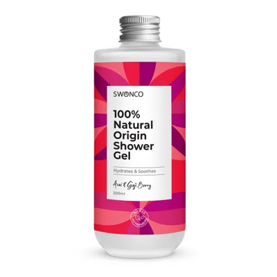 Swonco 100% Natural Origin Acai & Goji Berry (Żel pod prysznic i do kąpieli `Acai & Goji`)