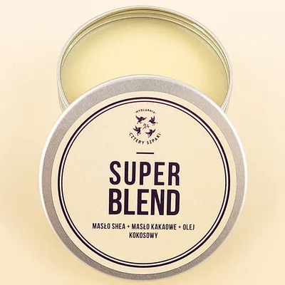 Mydlarnia Cztery Szpaki Super Blend, Masło do ciała 'Masło shea, masło kakaowe, olej kokosowy'