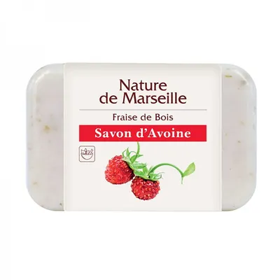 Nature de Marseille Savon d'Avoine Fraise de Bois (Mydło owsiane o zapachu dzikiej poziomki)