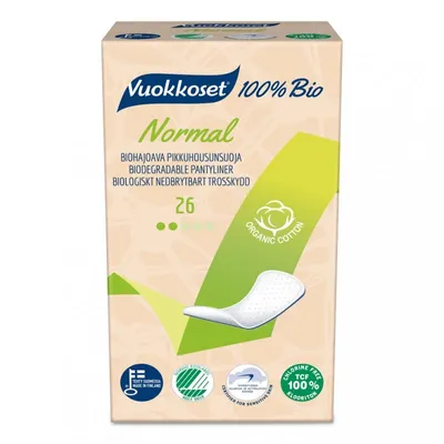 Vuokkoset Organiczne wkładki higieniczne Normal