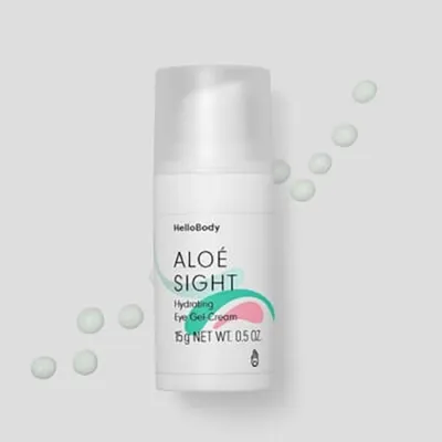 HelloBody Aloe Sight, Hydrating Eye Gel - Cream (Odżywiający żel pod oczy)