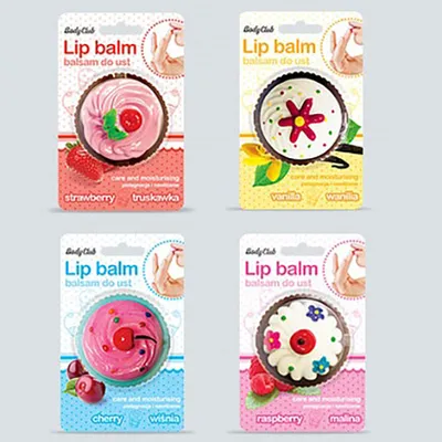 Marba Cosmetics Body Club, Lip Balm (Balsam do ust `Ciasteczko` (różne rodzaje))