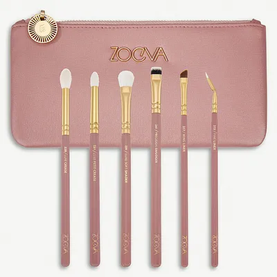 Zoeva Eye See, Brush Set (Zestaw 6 pędzli do oczu)