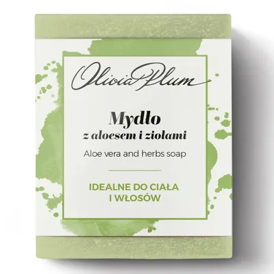 Olivia Plum Aloe Vera and Herbs Soap (Mydło z aloesem i ziołami)