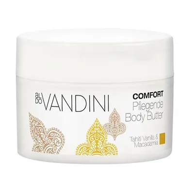Aldo Vandini Pflegende Body Butter Tahiti Vanilla & Macadamia (Odżywcze masło do ciała `Wanilia i makadamia`)