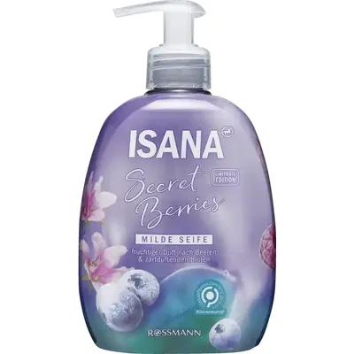 Isana Secret Berries, Milde Seife (Mydło w płynie)