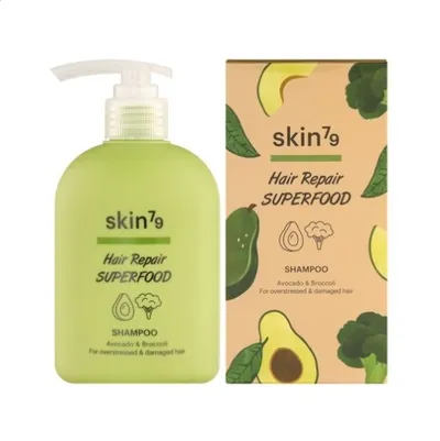SKIN79 Hair Repair Superfood Shampoo Avocado & Broccoli (Szampon dla przeciążonych i zniszczonych włosów)