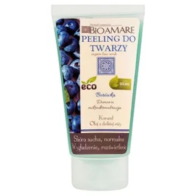 Bioamare Peeling do twarzy do skóry suchej i normalnej `Borówka `