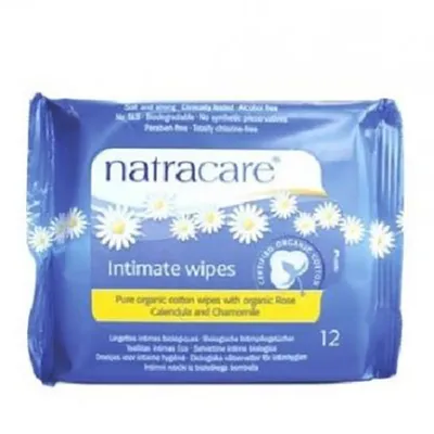 Natracare Intimate Wipes (Nawilżane chusteczki do higieny intymnej)