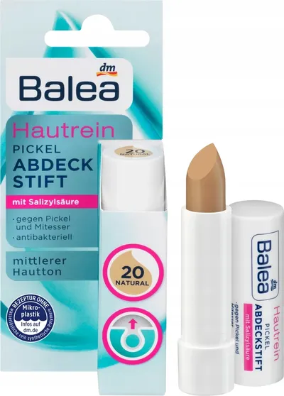 Balea Hautrein, Pickel Abdeckstift Farbe (Antybakteryjny korektor w sztyfcie)