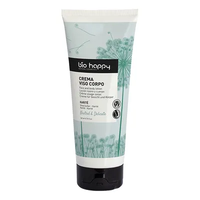 Bio Happy Neutral & Delicate, Crema Viso Corpo Karite (Delikatny balsam do twarzy i ciała `Masło shea`)