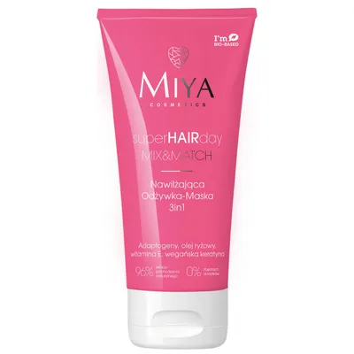 Miya Cosmetics superHAIRday, Mix & Match, Nawilżająca odżywka-maska 3 in 1