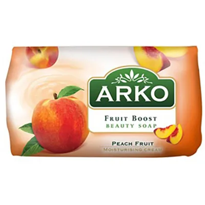 Arko Fruit Boost, Peach, Beauty Soap (Mydło kosmetyczne 'Brzoskwinia')