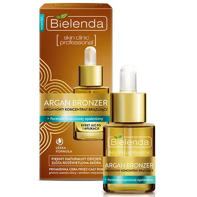 Bielenda Skin Clinic Professional, Argan Bronzer (Arganowy koncentrat brązujący)
