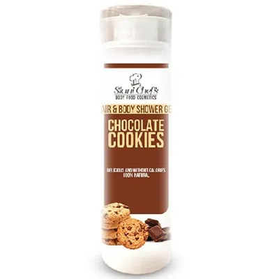 Hristina Stani Chef`s, Chocolate Cookies, Hair & Body Shower Gel (Żel pod prysznic do ciała i włosów ‘Czekoladowe ciasteczka`)