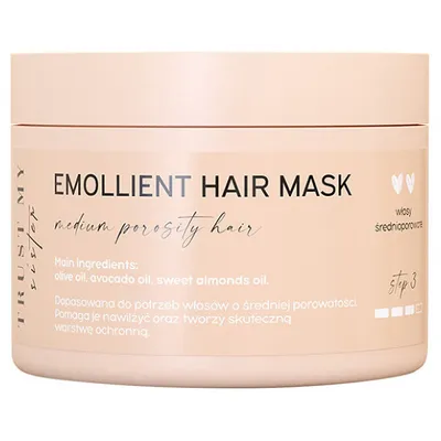 Trust My Sister Medium Porosity Hair, Emollient Hair Mask (Emolientowa maska do włosów średnioporowatych)