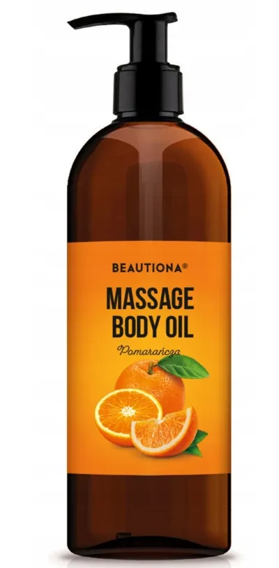 Beautiona Pomarańczowa oliwka do masażu ciała