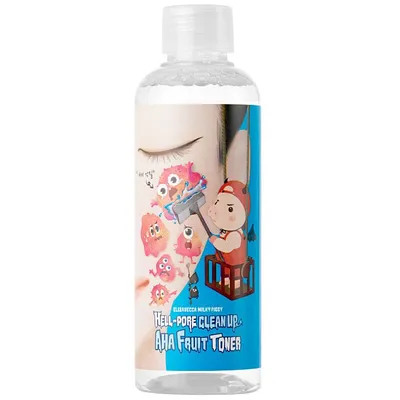 Elizavecca Hell-Pore Clean Up AHA Fruit Toner (Oczyszczający tonik do twarzy)