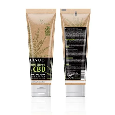 Revers Cosmetics Regenerujący krem do rąk `Olej konopny & CBD`