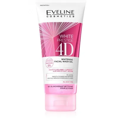 Eveline Cosmetics White Prestige 4D, Whitening Facial Wash Gel (Wybielający żel do mycia twarzy)