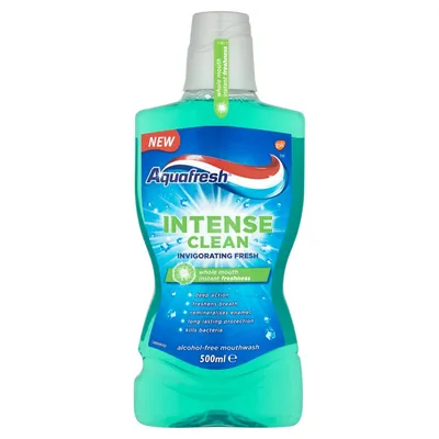 Aquafresh Intense Clean Invigorating Fresh Mouthwash (Płyn do płukania jamy ustnej)