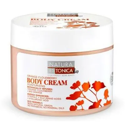 Natura Estonica Bio Orange Cloudberry, Body Cream Moisturizing (Krem do ciała nawilżający  `Pomarańczowa malina`)