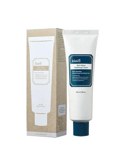 Klairs Rich Moist, Soothing Cream (Kojący krem do twarzy)