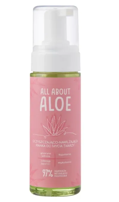 All About Aloe Oczyszczająco- nawilżająca pianka do mycia twarzy