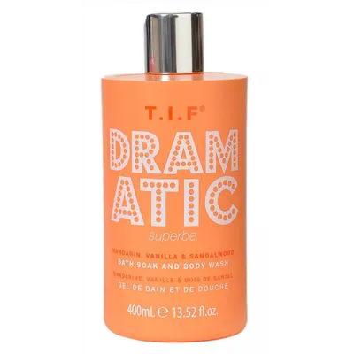 T.I.F. Dramatic, Bath Soak & Body Wash Mandarin, Vanilla & Sandalwood (Płyn do kąpieli)