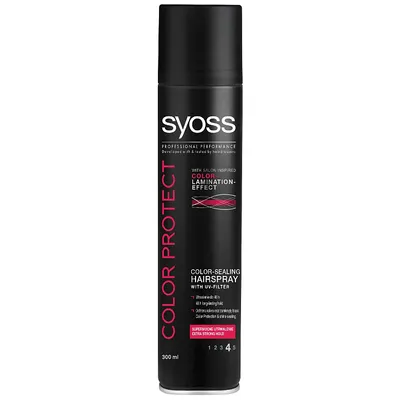 Syoss Color Protect, Hairspray (Lakier do włosów `Ochrona koloru`)