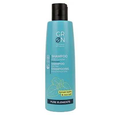 GRN - Shades of Nature (GRON) Pure Elements, Anti-Grease Shampoo Lemon Balm & Sea Salt (Szampon do włosów `Melisa cytrynowa i sól morska`)