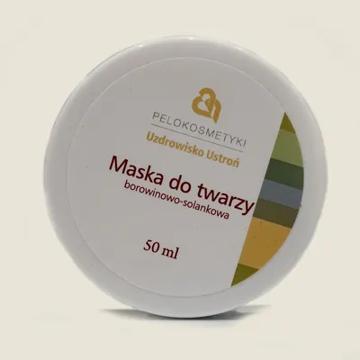 Uzdrowisko Ustroń Pelokosmetyki, Maska do twarzy borowinowo-solankowa