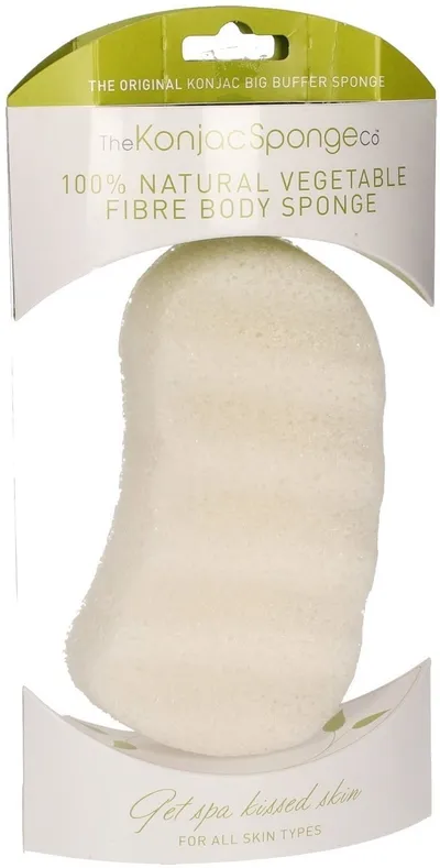 Konjac Sponge Company Natural Vegetable Fibre Body Sponge (Naturalna gąbka do mycia ciała)