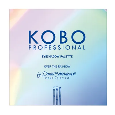 Kobo Professional Over The Rainbow, Eyeshadow Palette (Paleta 9 intensywnych cieni do powiek)