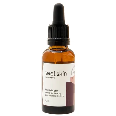 Mel Skin Cosmetics Rewitalizujące serum do twarzy z witaminą A , C i E