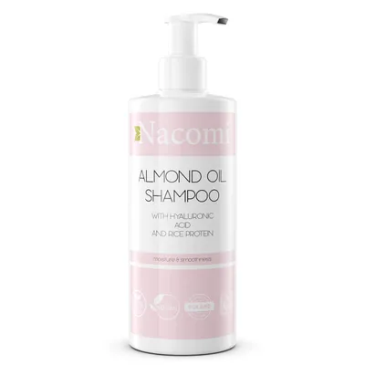 Nacomi Almond Oil Shampoo (Szampon naturalny z olejem migdałowym (nowa wersja))