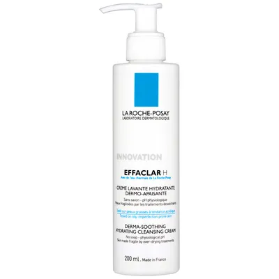 La Roche-Posay Effaclar H, Derma - Soothing Hydrating Cleansing  Cream (Krem myjący kojąco-nawilżający)