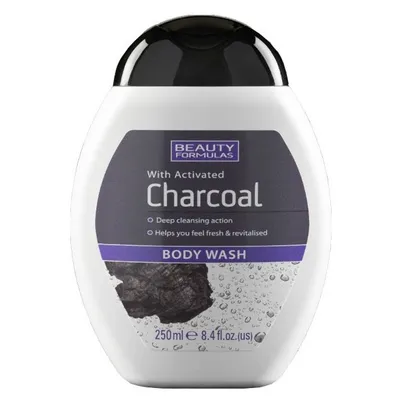 Beauty Formulas Body Wash with Activated Charcoal (Żel do mycia ciała z węglem)