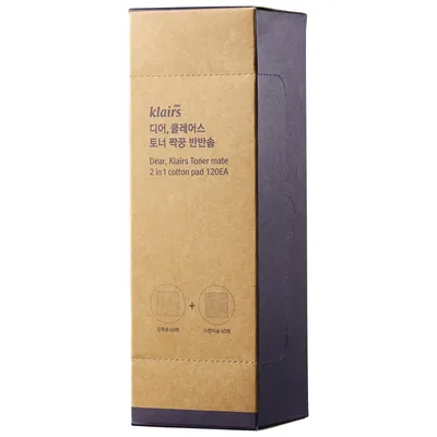 Klairs Toner Mate 2-in-1 Cotton Pad (Płatki kosmetyczne)
